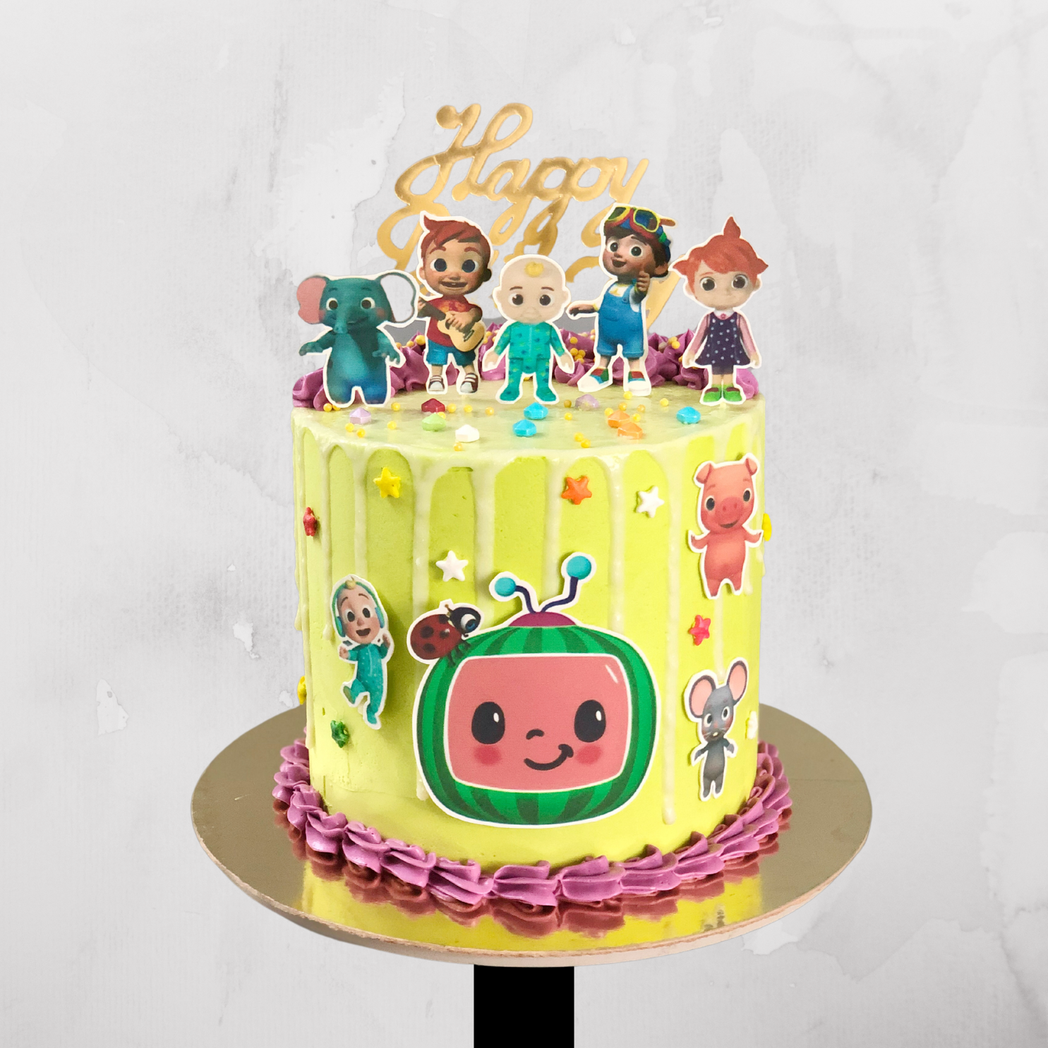 Cocomelon Friends Party Cake